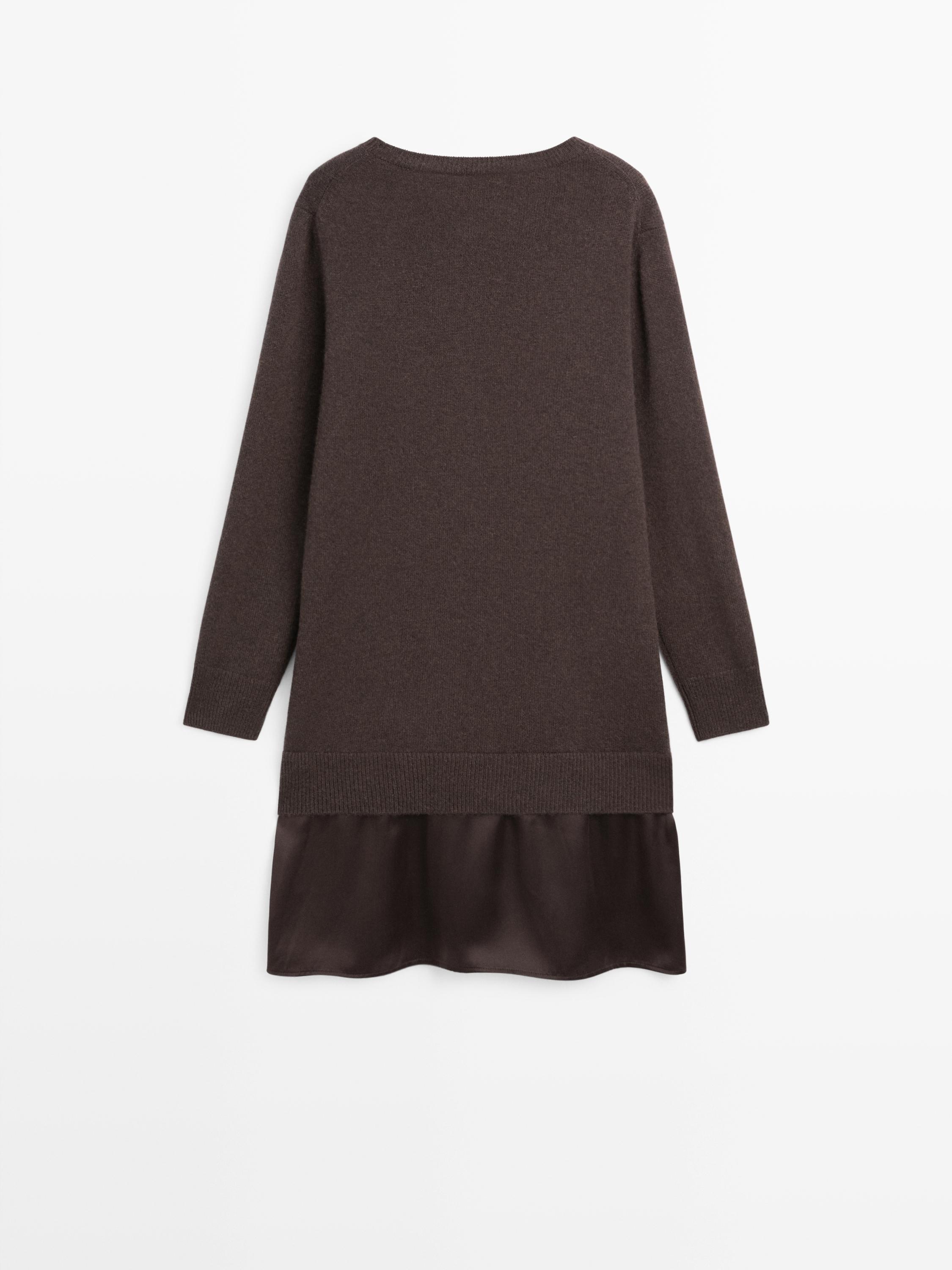 100% cashmere sweater dress